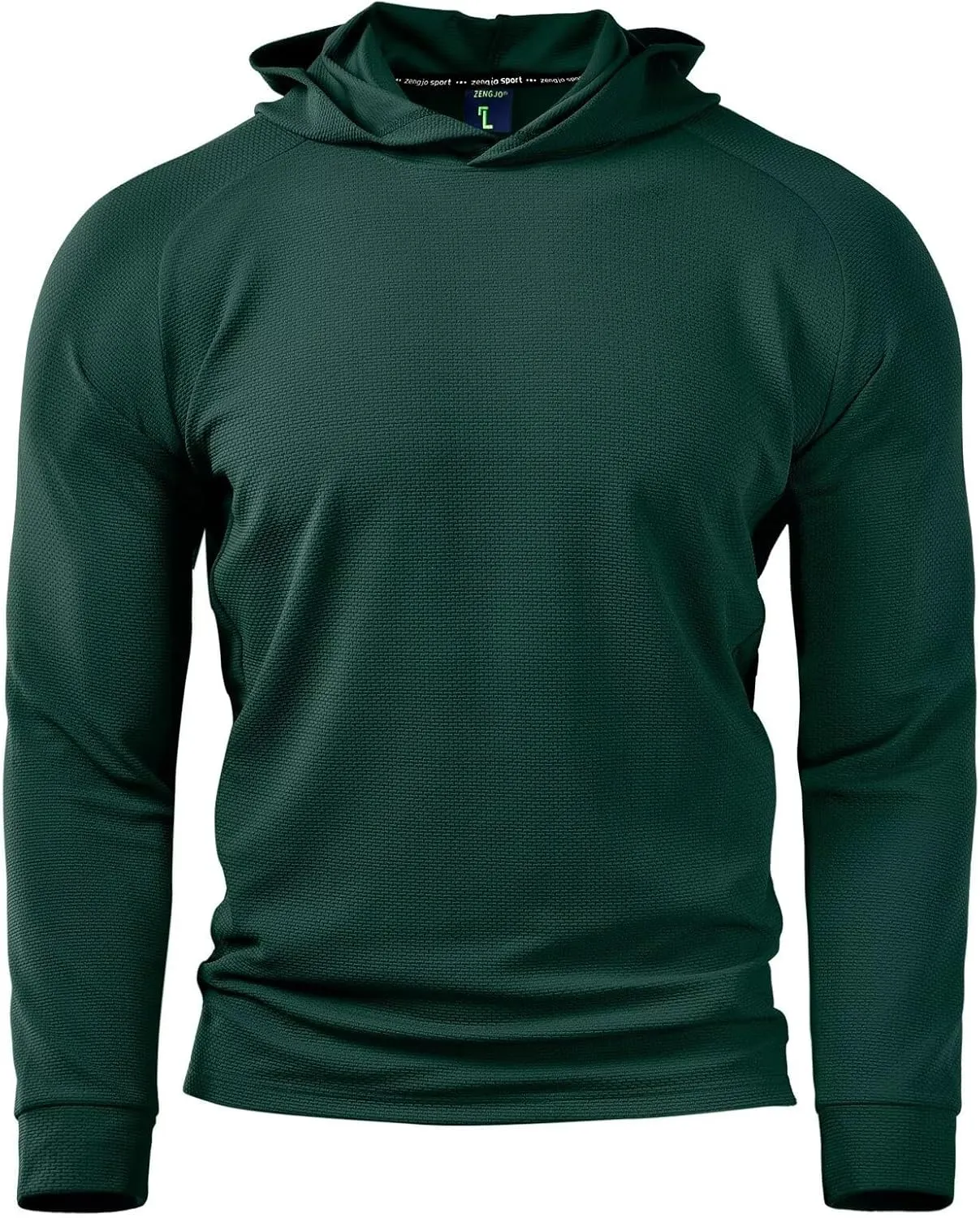 Zengjo Mens Pullover Hoodie Athletic Lightweight Hooded Workout Sweatshirt Moisture Wicking