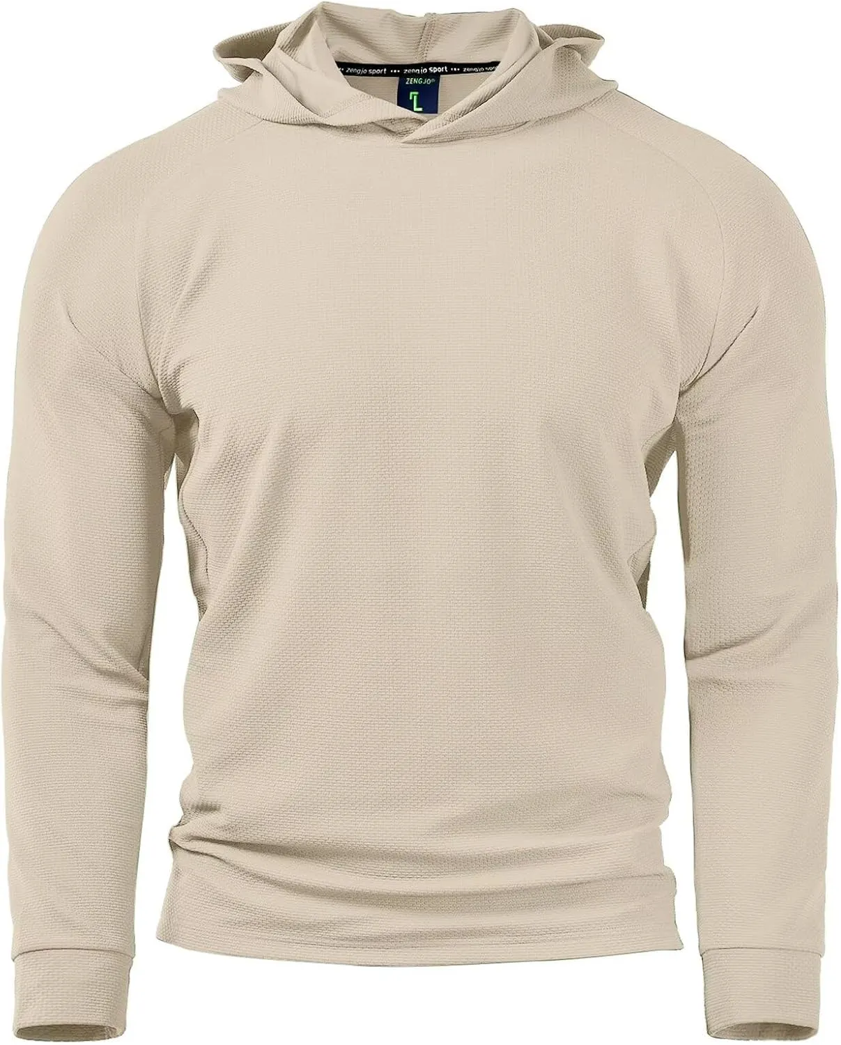Zengjo Mens Pullover Hoodie Athletic Lightweight Hooded Workout Sweatshirt Moisture Wicking