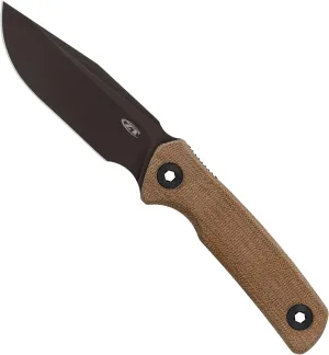 Zero Tolerance 0004, ZT Original Design, Full Tang Fixed Blade Knife, Made in the USA, CPM Cru-Wear, Leather Sheath